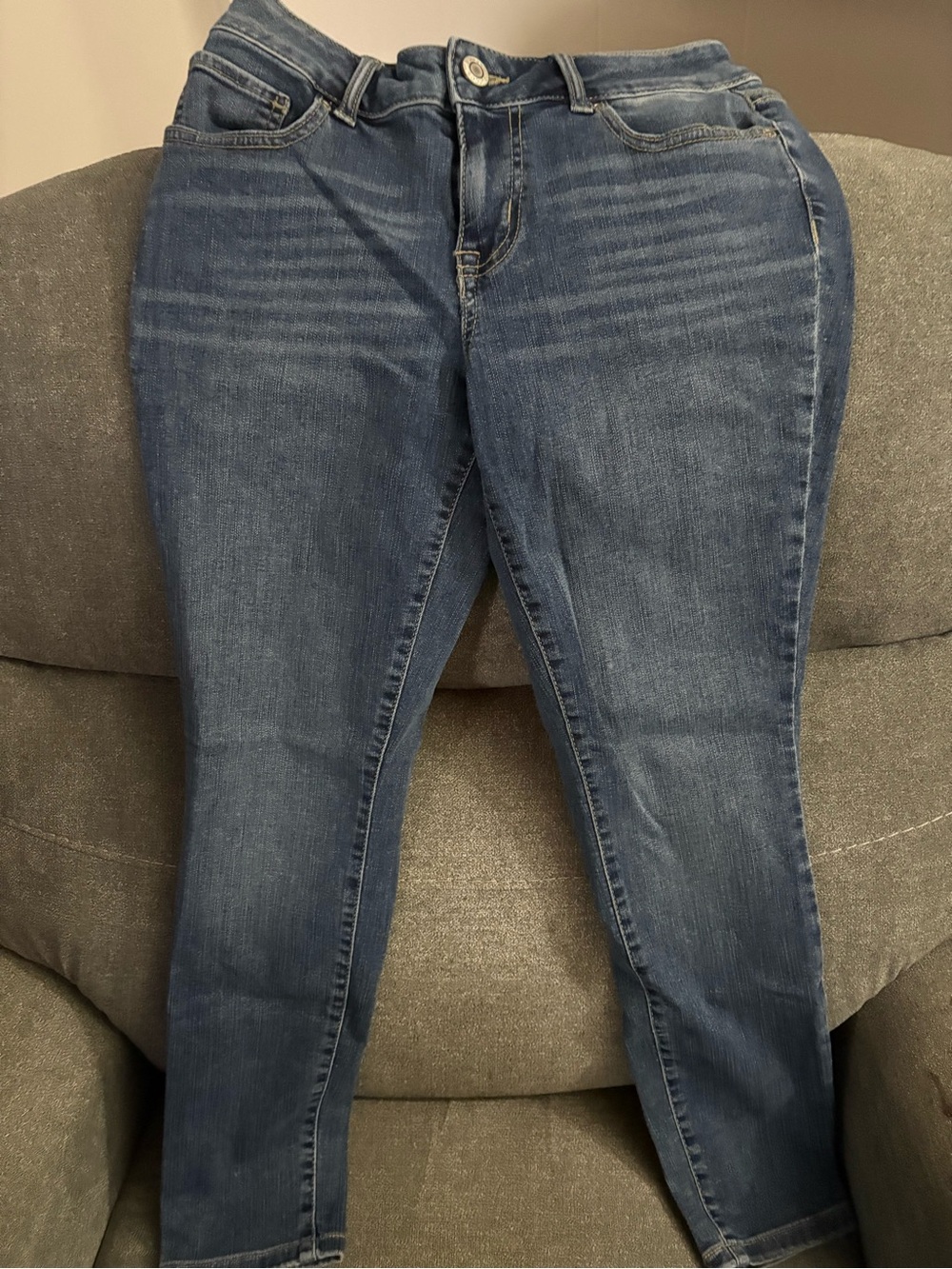 Maurices Women's Skinny Jeans in Denim Blue
